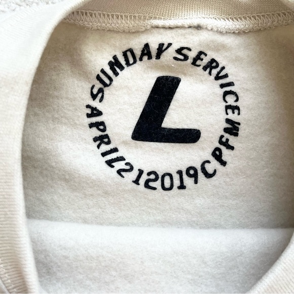 YEEZY KANYE WEST HOLY SPIRIT SUNDAY SERVICE Coachella Crewneck Size Large - Picture 5 of 8